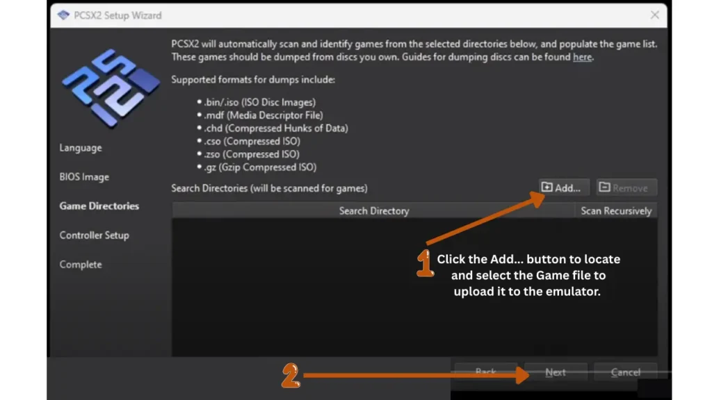bios file into PCSX2